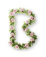 Bloemenslinger Basil Flower Garland Rozen, Roze
