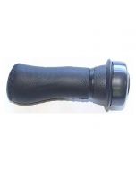 Handvat Gazelle aero leer ZWART met draaibel links 100mm - 540278500