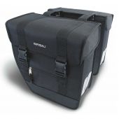 Dubbele fietstas Basil Tour XL zwart 40 ltr