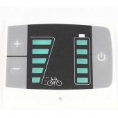 Bedieningsunit Batavus / Sparta Entry losse sticker, zwart/grijs - 711528