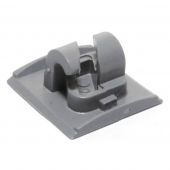 Spatbordstang clip Batavus  Curana 2 grijs