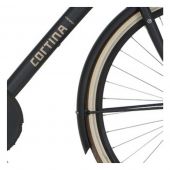Spatbord voor Cortina 28 U4 jet black matt - C177428007
