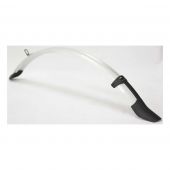 Spatbord voor Gazelle ROND diamant / Brushed zilver HAAK - 31111350059
