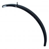 Spatbord voor Gazelle Tour 001 glans zwart gouden bies - 3111501001925
