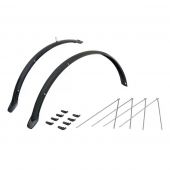 Spatbordset Trek Eurofender zwart compleet - 554925
