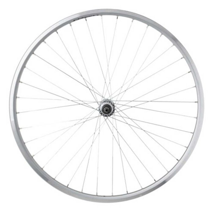 Achterwiel 28" uitval cassette Shimano 7v Rodi Connect ZILVER - 139481