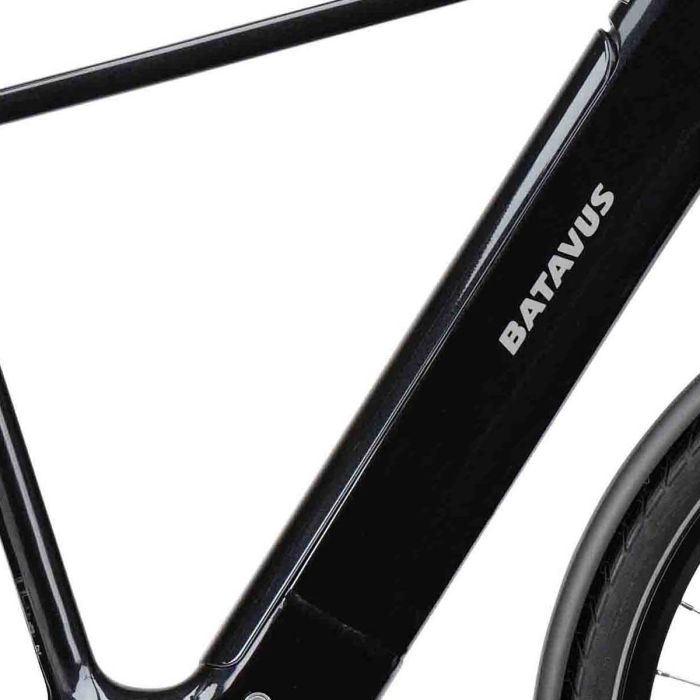 Accu afdekkap Batavus Finez Bosch Powertube BES3 Nero glans - 72882676