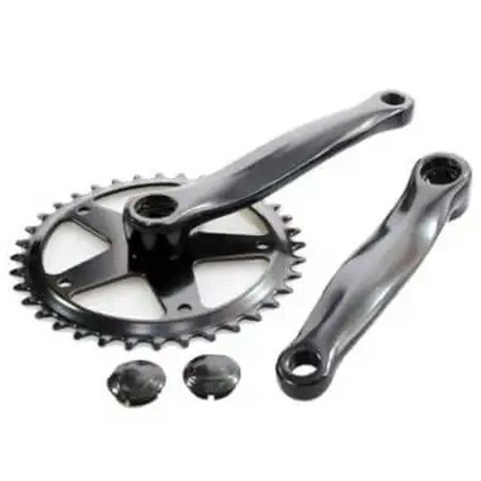 Crankstel Cortina staal 36 tands 152mm 1/8" zwart 36T - CRH36152ST