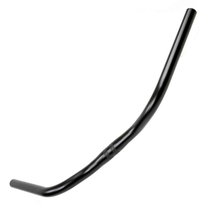 Stuurbocht Ergotec Trekking gebogen 3cm staal zwart 25,4mm 590mm