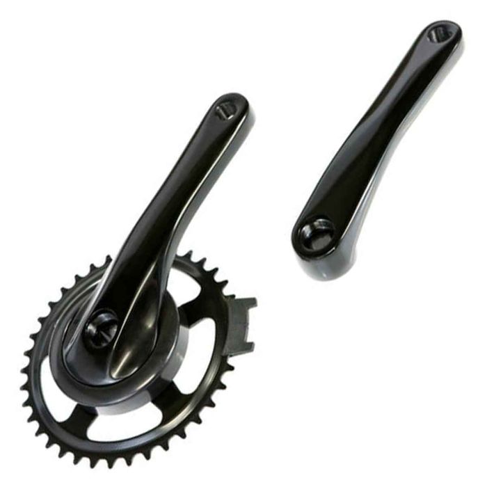 Crankstel Gazelle PE5H-ICD 160mm 38 tands ZWART aluminium - 37131740050