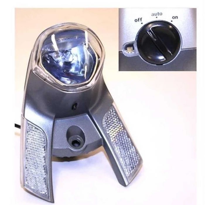 Koplamp Gazelle In-Sight naafdynamo Aan/Uit/Auto voor verende voorvork - 444581100