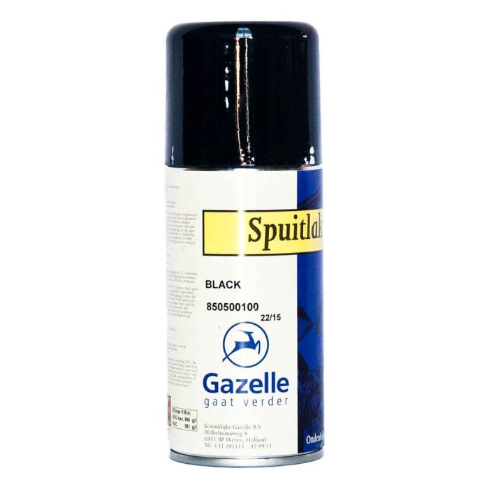 Spuitlak Gazelle 001 zwart GLANS - 850500100