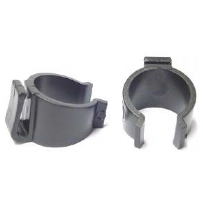 Jasbeschermerclip 20mm alu frame zwart