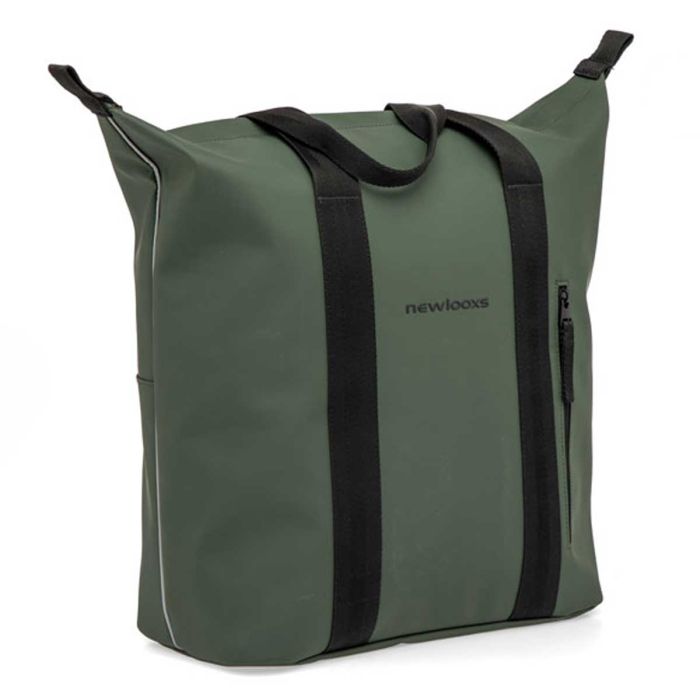Fietstas enkel New Looxs Odense Kota Shopper green 24L