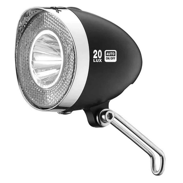 Koplamp XLC Retro Switch 20 lux naafdynamo zwart - 2500221500