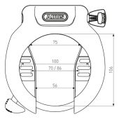 Slot + accuslot Bosch BES2 PowerPack Abus 4750 BAGAGEDRAGERACCU - 738536