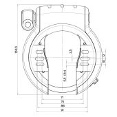 Slot + accuslot Gazelle Impulse frameaccu Axa Defender - 475404300