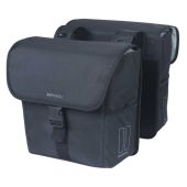 Fietstas dubbel Basil Go Zwart 32L