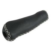 Handvat Batavus Velo lang leder / leer zwart (per stuk)  - 704311