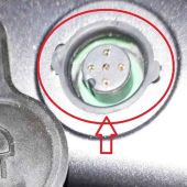 Accu laadplug afdekring Cortina Darfon STEPS C-type (ronde stekker) - C205028031
