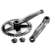 Crankstel Cortina staal 36 tands 152mm 1/8" zwart 36T - CRH36152ST