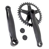 Crankstel Cortina staal 36 tands 170mm 1/8" zwart 36T - CRH36170ST