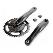 Crankstel Cortina alu 38 tands 170mm 3/32" zwart 38T - CRH38170ZW