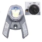 Koplamp Gazelle In-Sight batterij Aan/Uit/Auto voor verende voorvork - 444581200