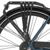 Snelbinders Gazelle RVS haak LANG zwart - 513110009