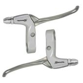 Remhendel set Saccon voor rollerbrake 4 vingers Satin / zilver