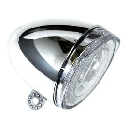 Koplamp Gazelle Spanninga Swingo Chrome 6V-36V DC e-bike
