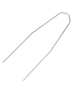 Spatbordstang Curana Apollo 55mm L=367mm U-vorm disc zilver - 03417078