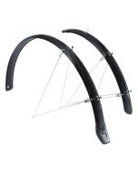 Spatbordset Eurofender Elegance 28" 46mm zwart