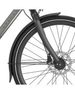 Spatbord voor Gazelle B50G aluminium R382 mat zwart - 311110900