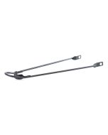 Spatbordstang achter met bumper Gazelle PuurNL mat zwart 001 - 312929100199