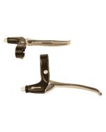 Remhendel set Saccon voor rollerbrake 4 vingers Zwart / zilver