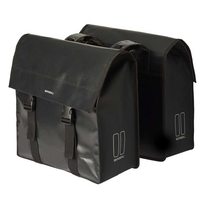 Basil Fietstas dubbel Urban Load 48/53L Zwart