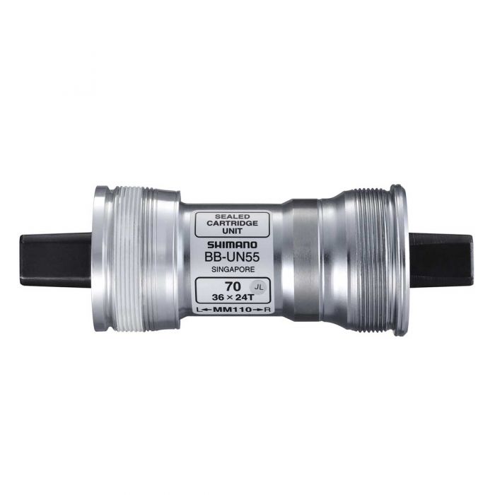 Trapas Shimano BB-UN55 70-115 italiaanse draad bracketset - EBBUN55I15