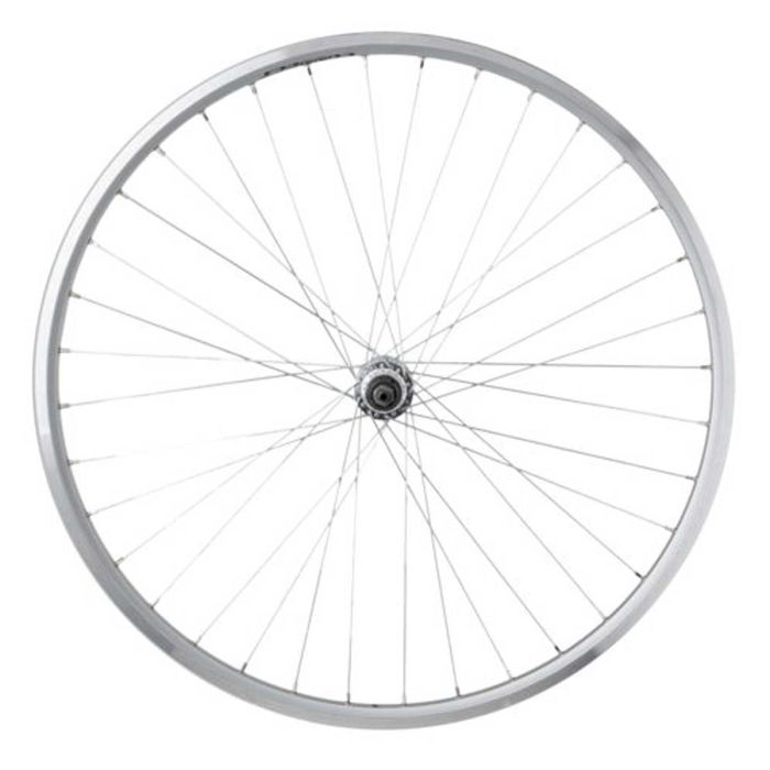 Achterwiel 28" uitval cassette Shimano 7v Rodi Connect ZILVER - 139481