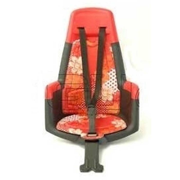 Achterzitje Bobike Maxi+ Red Blom kinderzitje