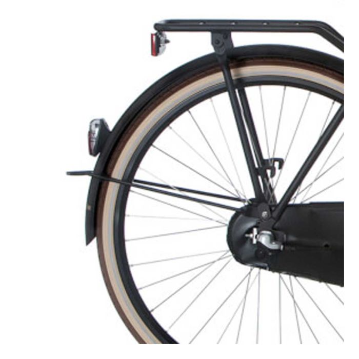 Spatbord achter Cortina 28 U4 jet black matt - C177528007