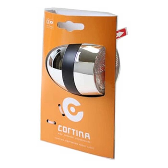 Koplamp Cortina Amsterdam batterij chroom zwart - CA1481451
