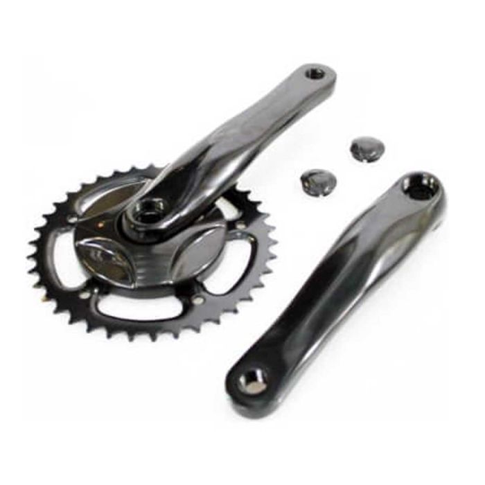 Crankstel Cortina alu 38 tands 170mm 3/32" zwart 38T - CRH38170ZW