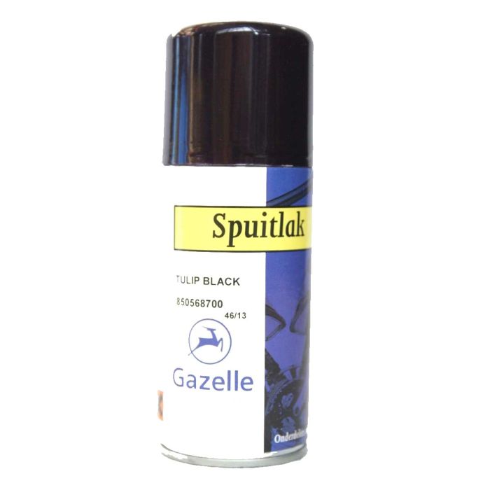 Spuitlak Gazelle 687 Tulip black zwart - 850568700
