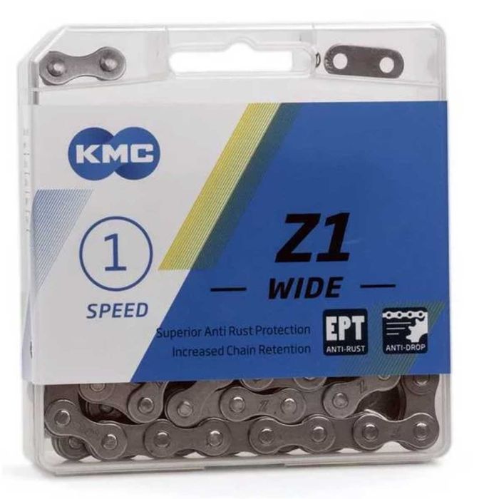 Ketting KMC Z1 Wide EPT 1/2x1/8 BREED anti roest 112 schakels