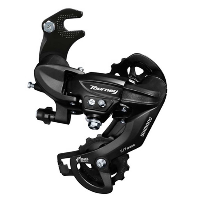 Achterderailleur Shimano Tourney RD-TY300-SGS 6v 7v 8v met haak zwart - ERDTY300B