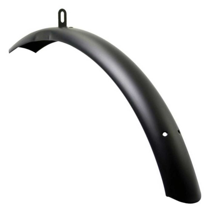Spatbord voor Transport staal 58mm zwart mat