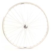 Achterwiel 28" uitval freewheel ZAC19 ZILVER