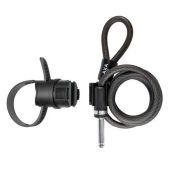 Insteekkabel Axa UPI 10-150 150cm lang 10mm dik zwart