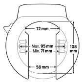 Ringslot Axa Atlas ART2 zwart